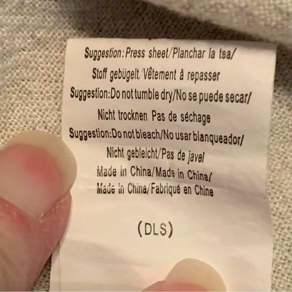 LINEN SHORTS Women’s XXL Cream Pull String Elastic Waist Pockets 30% Linen. - Picture 10 of 14